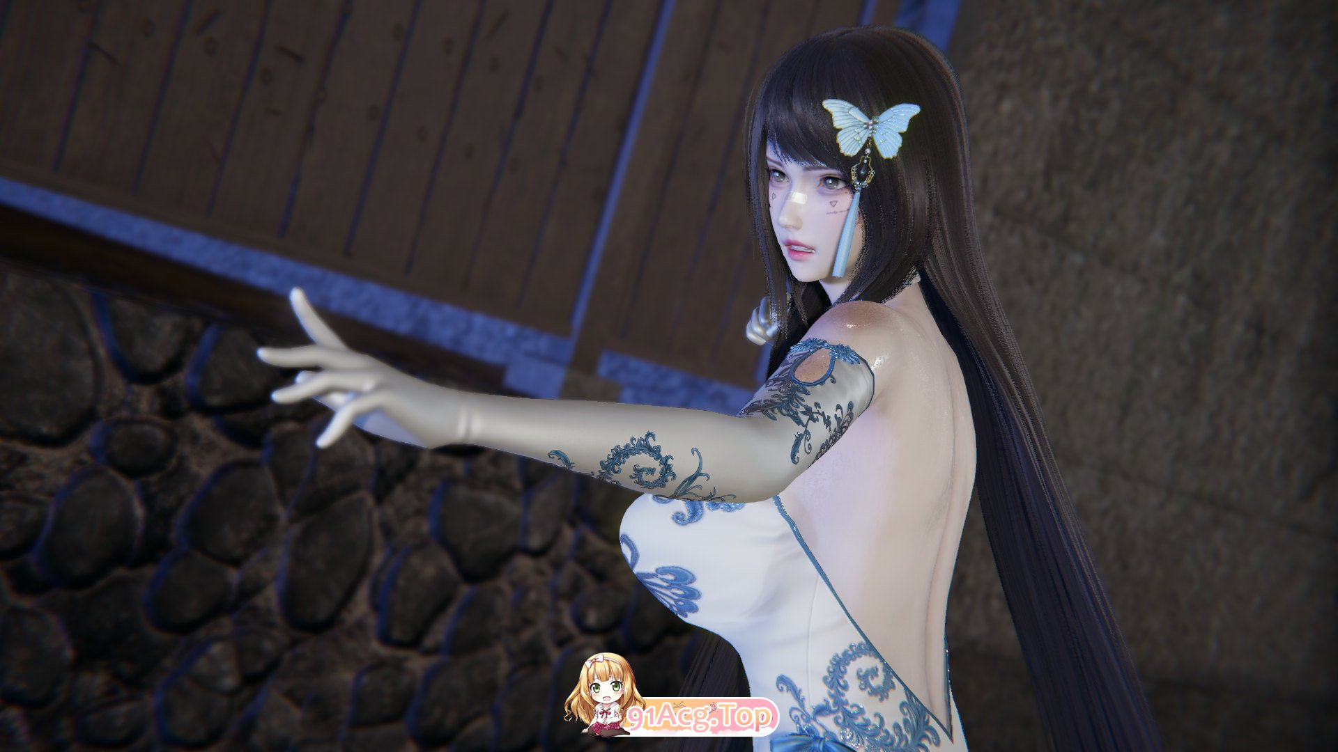 狂恋苦艾+青花短旗袍巨乳肥尻师姐被黑暗哲学男凌辱催乳调教 漫画图集 预览图
