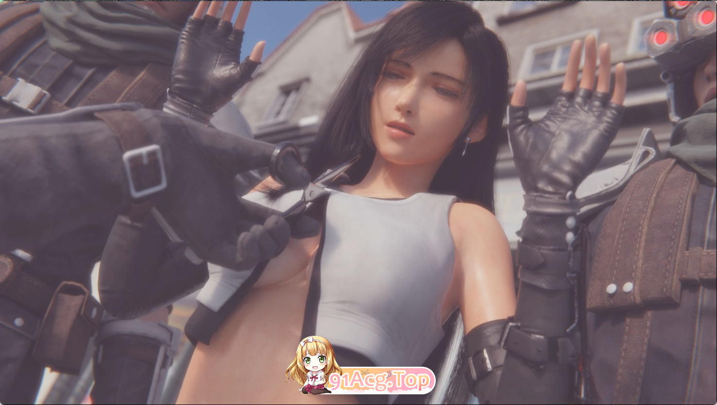 3D剪掉Tifa的衣服 动漫视频 预览图