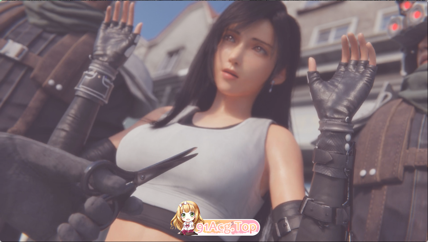 3D剪掉Tifa的衣服 动漫视频 预览图