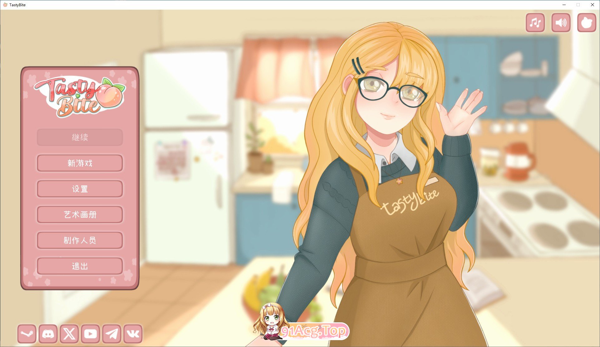 与美食少女恋爱吧 官方中文版 PC端 官中版 预览图