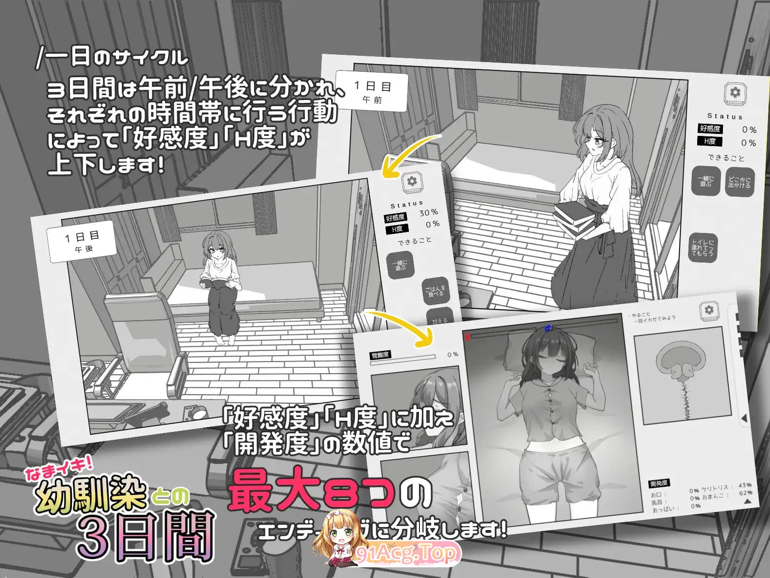 与温柔可爱的大姐姐一起的秘密三天/ゆるふわお姉ちゃんと秘密の3日間 双端 官中版 预览图
