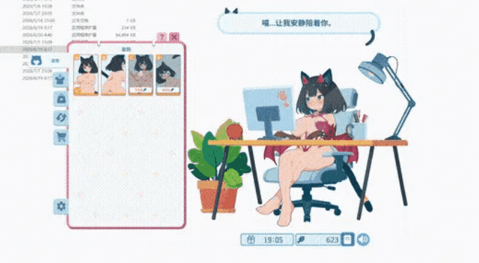 桌面小插件/官中无码/PC 你的同事With Your Coworker 度雷夸u 双端 官中无码 预览图