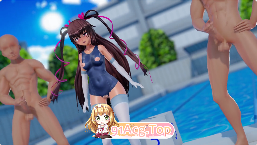 对魔忍同人/3D/精致建模/精品/MMD/死库水 skbクラブ (skbのちから)学校泳装雪风酱的出道 动漫视频 预览图