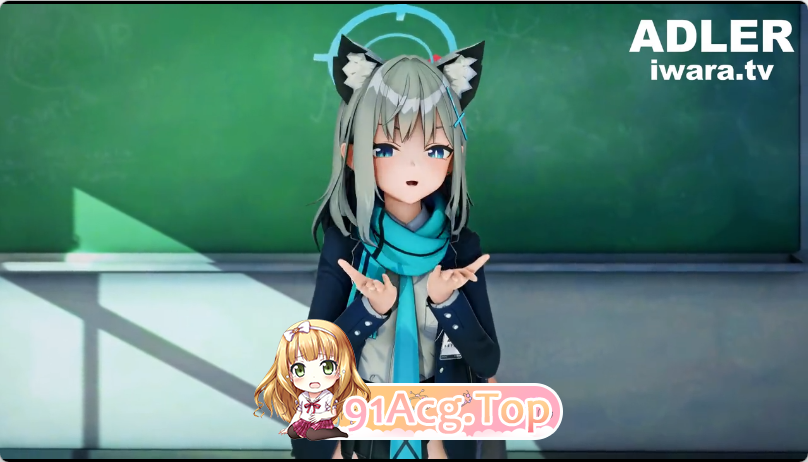 碧蓝档案同人/3D/精致建模/神作/MMD/经典/多人 ADLER白子&芹香 动漫视频 预览图