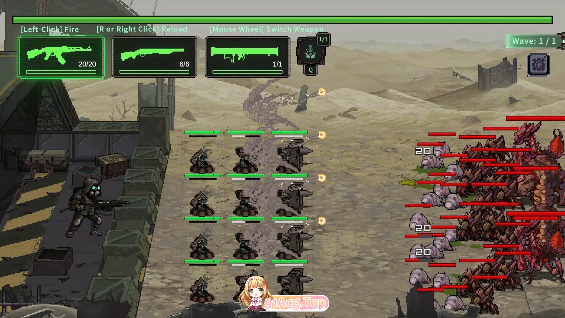 虫潮孤堡：机欲防线 Swarm Bunker: Lust Defense Demo.v3.0.6 官方中文版 PC端 官中版 预览图