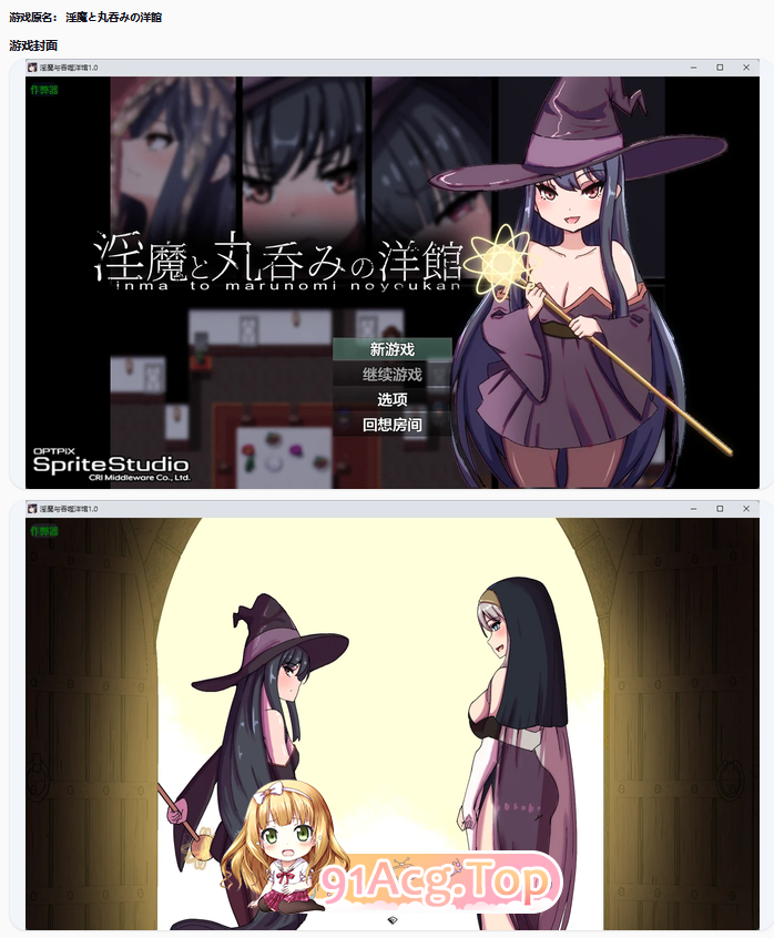 魅魔与吞噬洋馆1.0 双端 AI汉化版 预览图