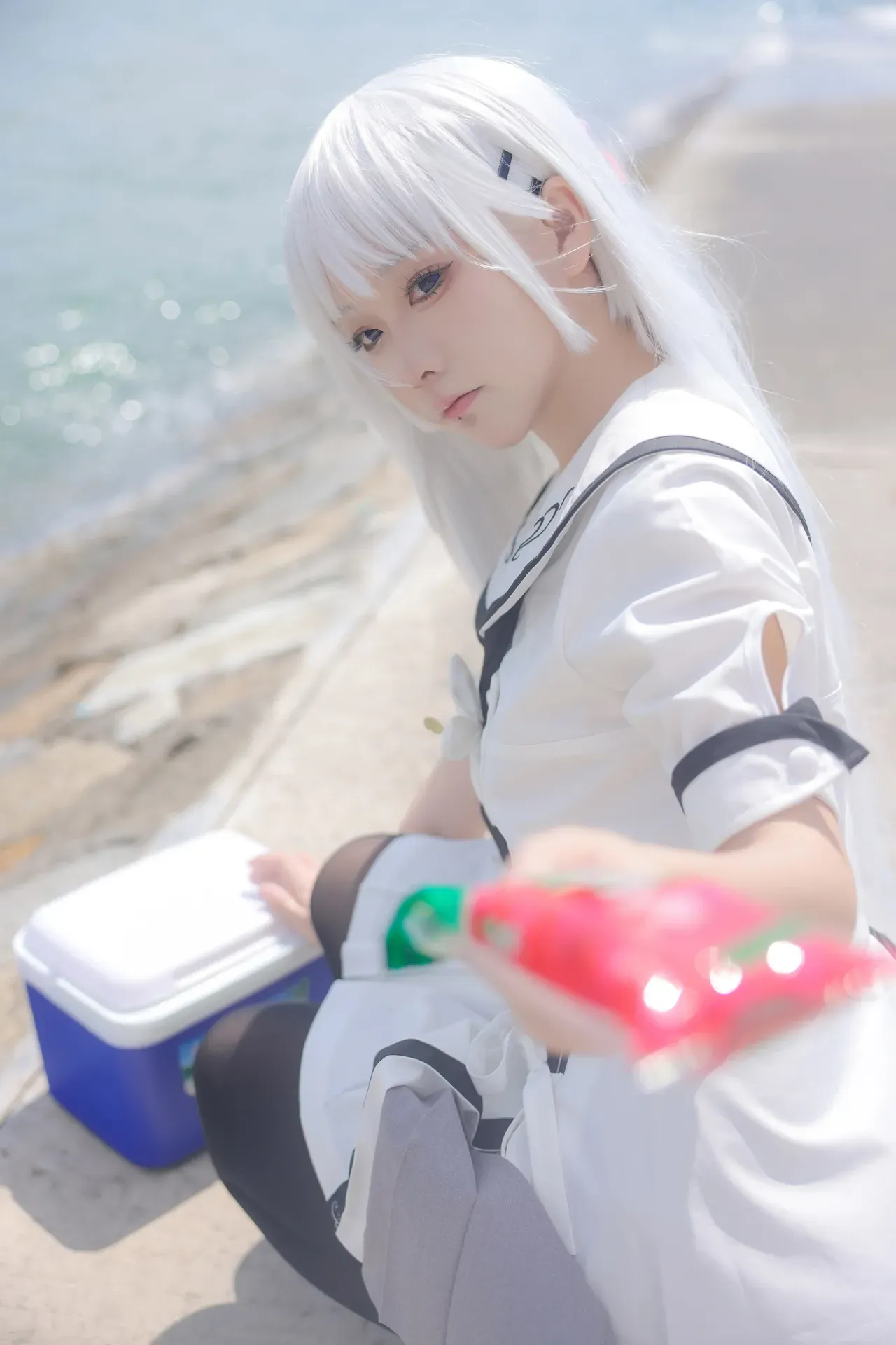 『套图』Summer Pockets 鸣濑白羽 - G44不会受伤 套图 预览图