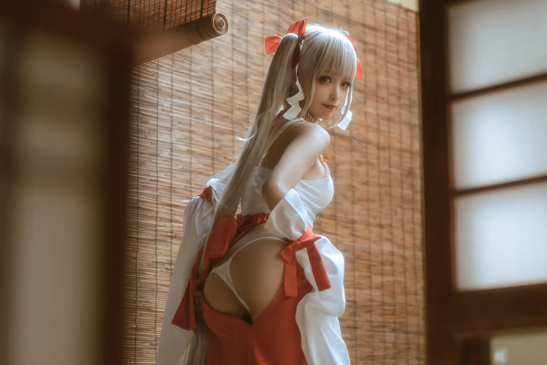 『套图』可畏 巫女 - 蠢沫沫 套图 预览图