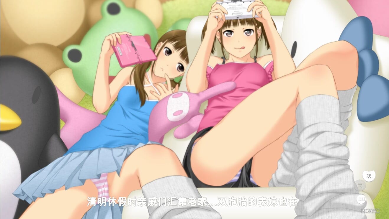 A2533亲戚家双胞胎少女逆推精翻版 PC端 预览图