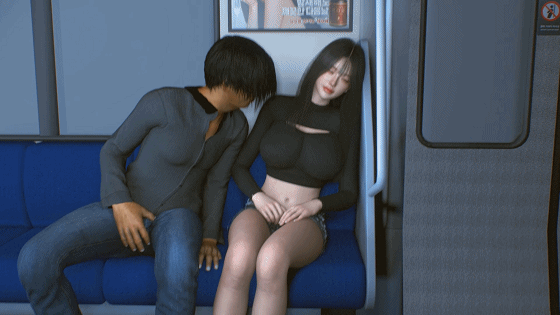GAJIJAJI：SUBWAY FXXK 性感女友熟睡中被地铁痴汉凌辱侵犯中出 动漫视频 预览图