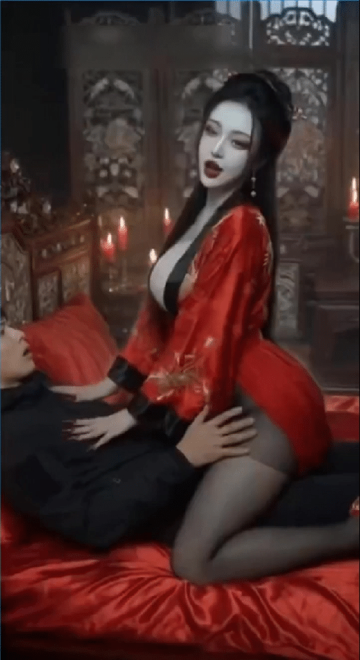 AI真人短剧 女鬼幽魂 梦见美艳女鬼激情！ 动漫视频 预览图