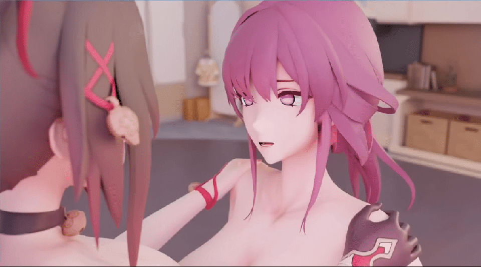 MMD Tocher 7月9日 花火×卡芙卡×流萤 禁忌梦境中释放的欢愉 动漫视频 预览图