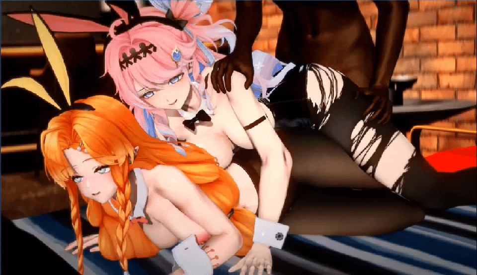MMD AlphaG 7月新作 鸣潮NTR 达妮娅&西格莉卡 动漫视频 预览图