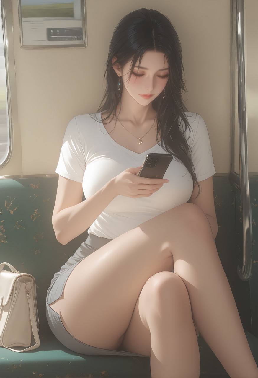 AI/中文 ManAI轻熟风地铁很热 漫画图集 预览图