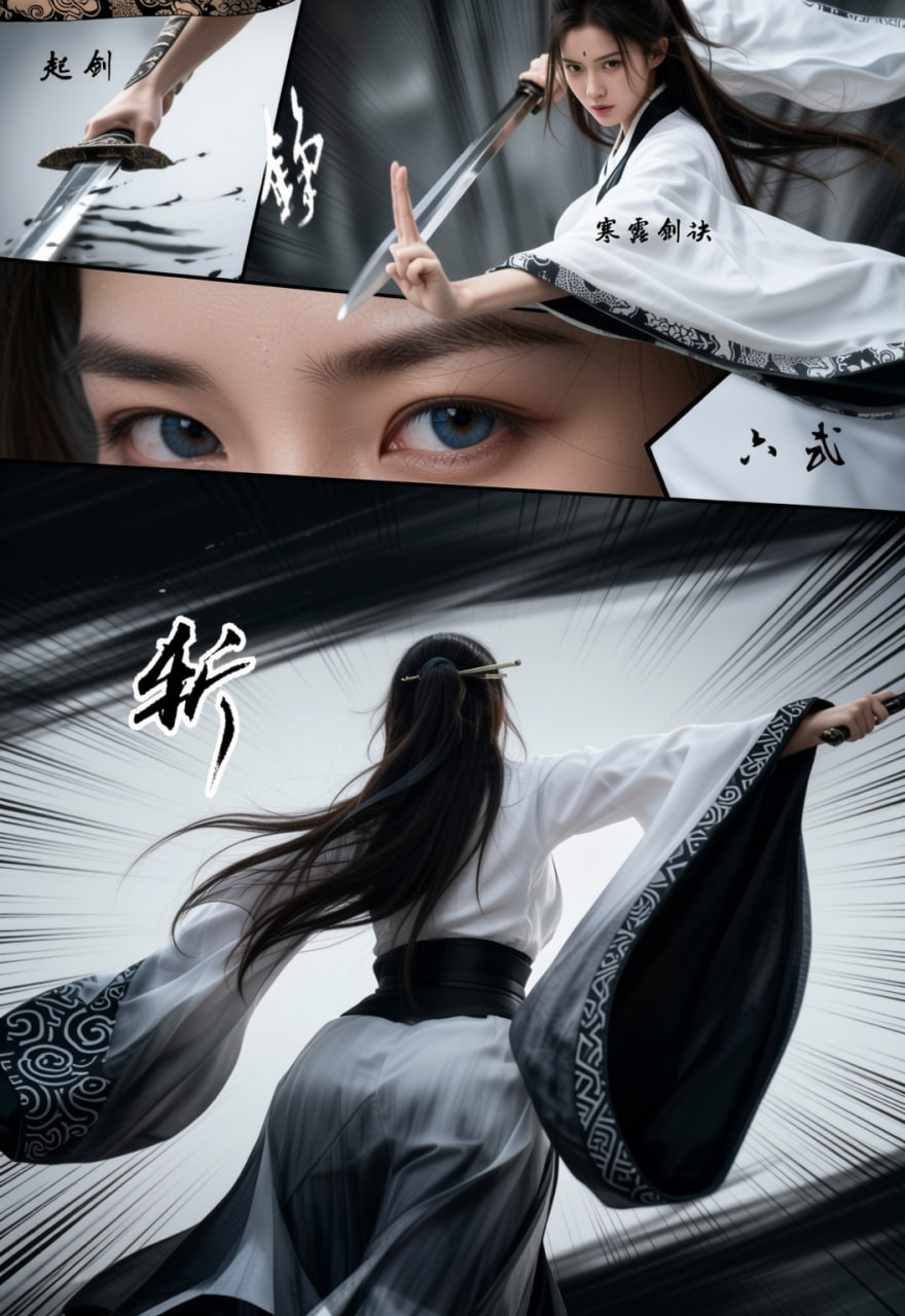 AI/中文漫画转真人-琼明神女录同人白衣剑仙1-3 漫画图集 预览图