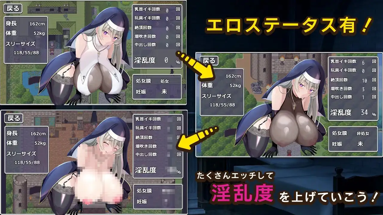 丰满身形修女艾莉娅1.0 安卓端 AI汉化版 预览图
