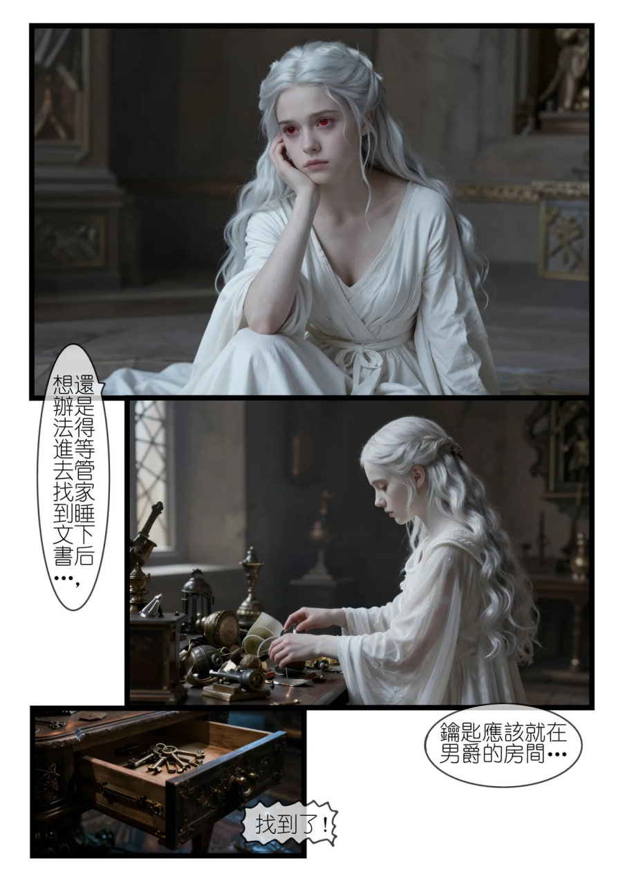 AI/中文桑玛普特的红瞳玫瑰1-6 漫画图集 预览图