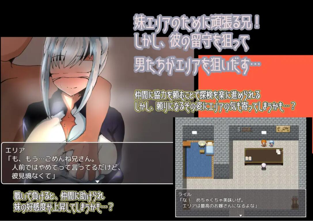不会拒绝的妹妹与不在家的哥哥 押しに弱い妹と家を空けがちな兄 双端 汉化版 预览图