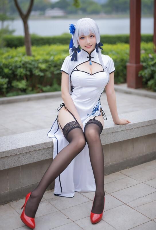 illustrious 浅色造型旗袍丰满身形少女角色(azur lane) 漫画图集 预览图