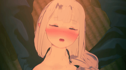 NTR YuukiS 2月新作：爱蜜莉雅+简杜 性感深色造型少女前后夹击冲突互动 动漫视频 预览图