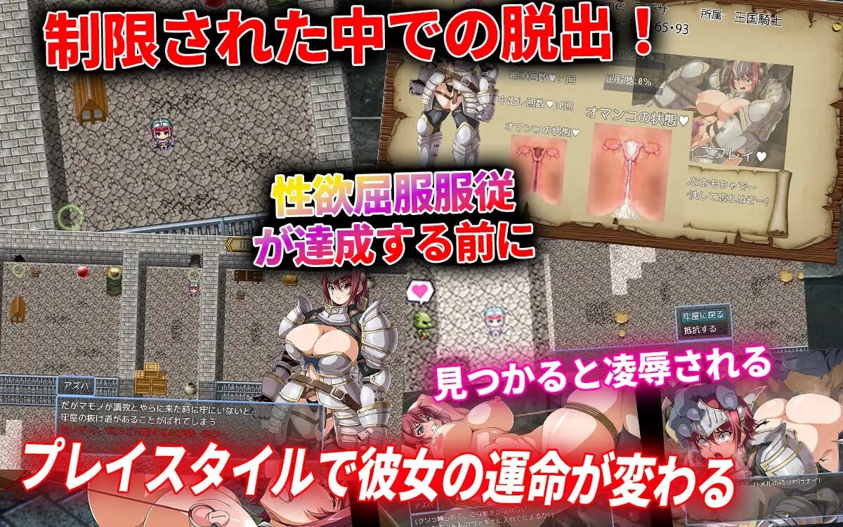 牢狱中的阿兹哈～从养成中逃脱～牢獄のアズハ～养成记录からの脱出～AI汉化 PC端 AI汉化更新版 预览图