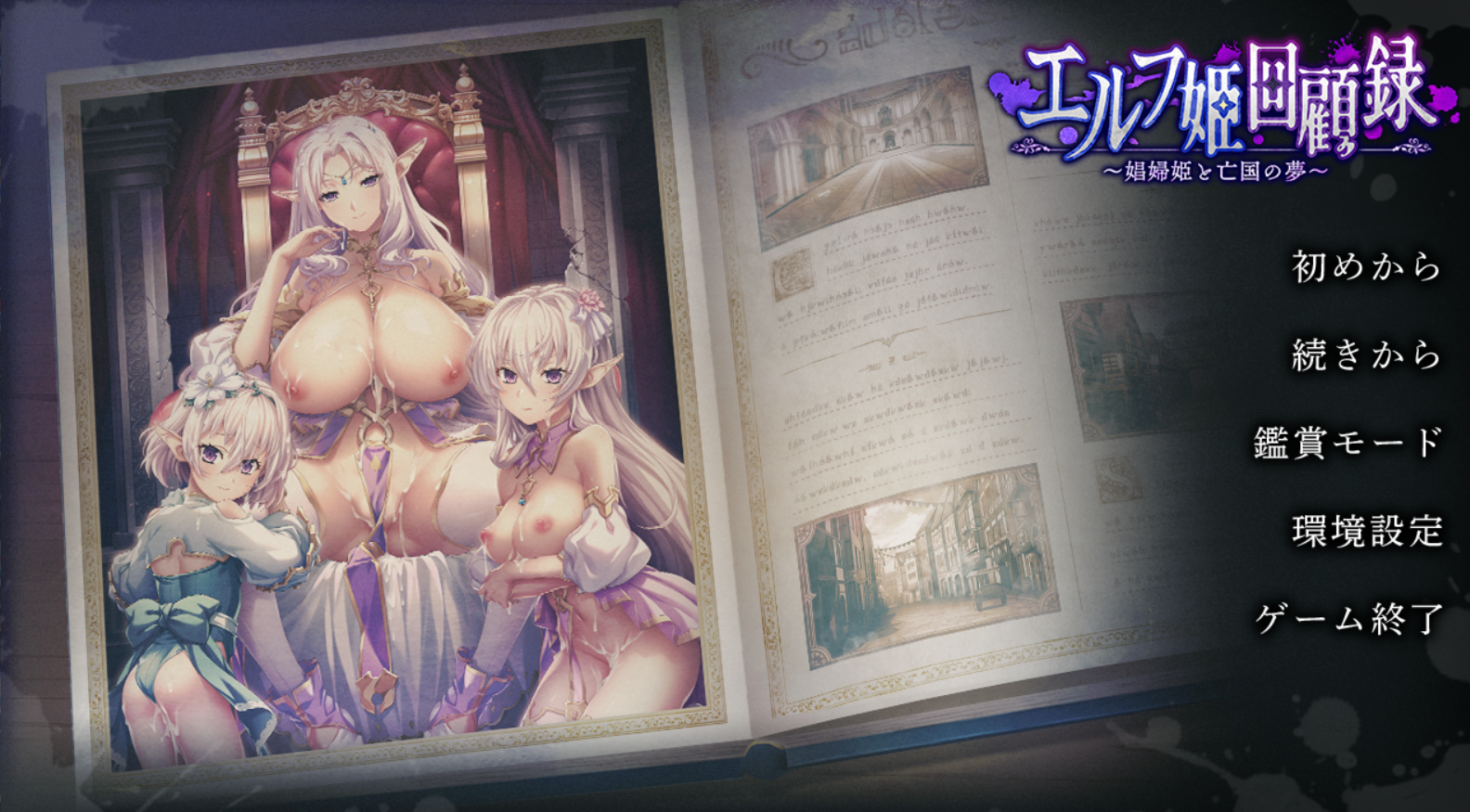 精灵姬回忆录〜娼妇姬与亡国之梦 エルフ姫回顧録 〜娼婦姫と亡国の夢〜 PC端 AI汉化版 预览图