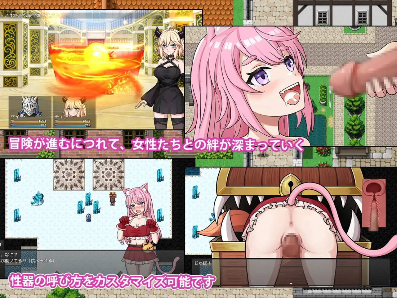 恶魔与猫娘 - 心跳开始的冒险 悪魔と猫娘-ドキドキの冒険が始まる PC端 AI汉化更新版 预览图