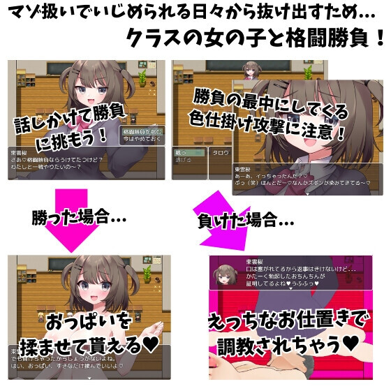 M向的剧情RPG -受虐欺凌学园- M向け剧情RPG -マゾいじめ学園- 内嵌AI汉化版 双端 预览图