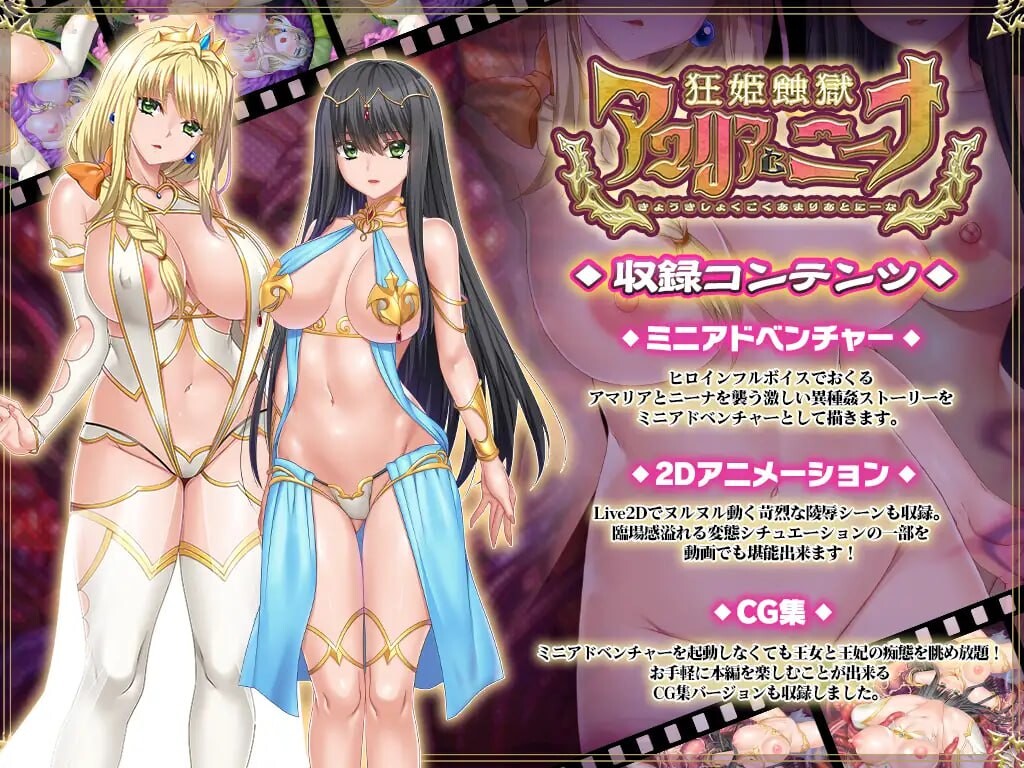 狂姬蚀狱 阿玛莉亚与妮娜 狂姫蝕獄 アマリアとニーナ 生肉版+动画+CG PC端 日文原更新版 预览图