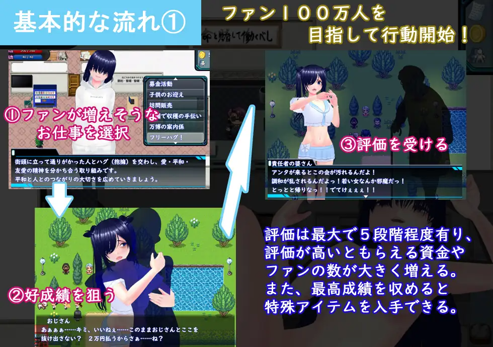 目标是！成为阴暗角色和顶级偶像！ めざせ！ 陰キャとTOPアイドルを！ PC端 AI汉化完整版 预览图