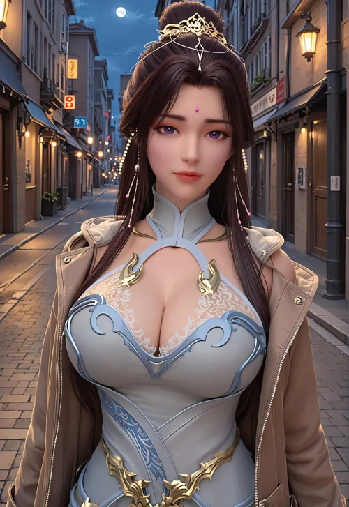 AI绘画月婵-完美世界 漫画图集 预览图