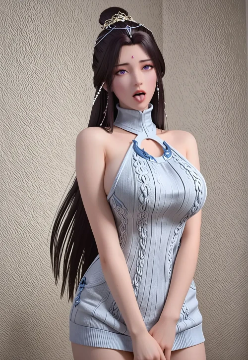 AI绘画月婵-完美世界 漫画图集 预览图