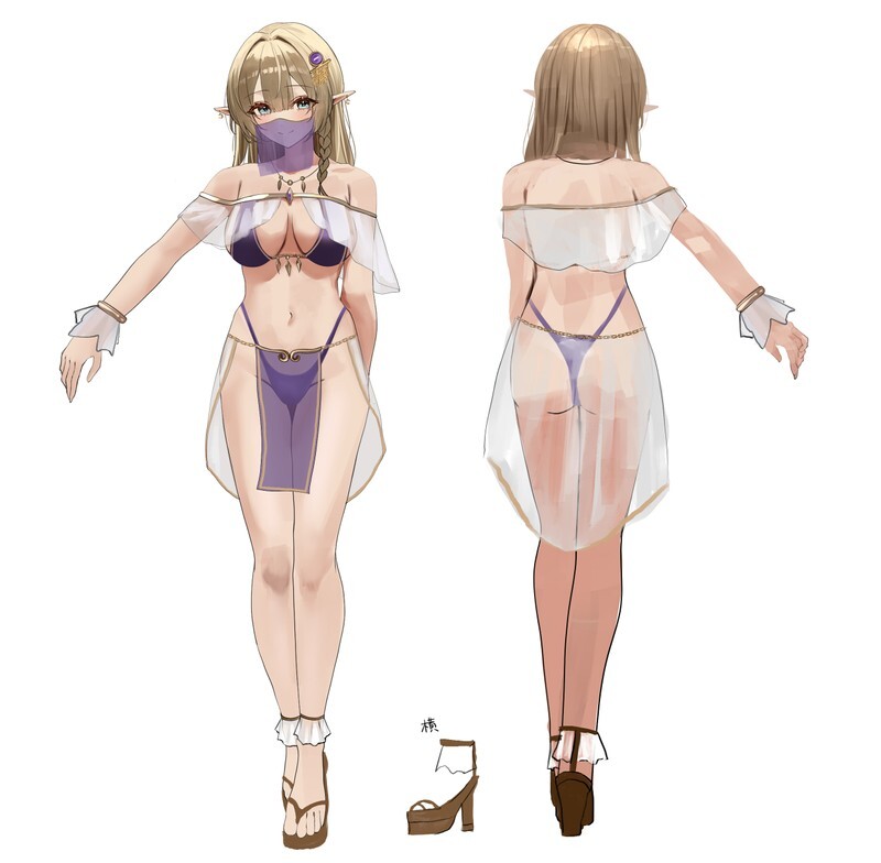 奸落的黑暗精灵 姦落のダークエルフ 官方中文体验版 PC端 官中更新版 预览图