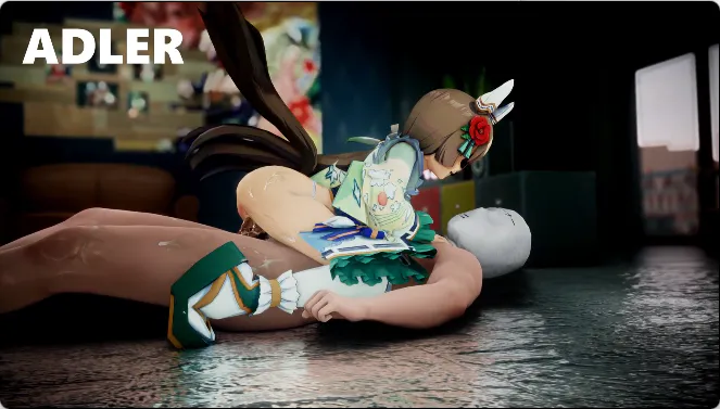 赛马娘同人/3D/无敌建模/神作/最新 ADLER 赛马娘：凯斯奇迹&曼城茶座&里见光钻 动漫视频 预览图