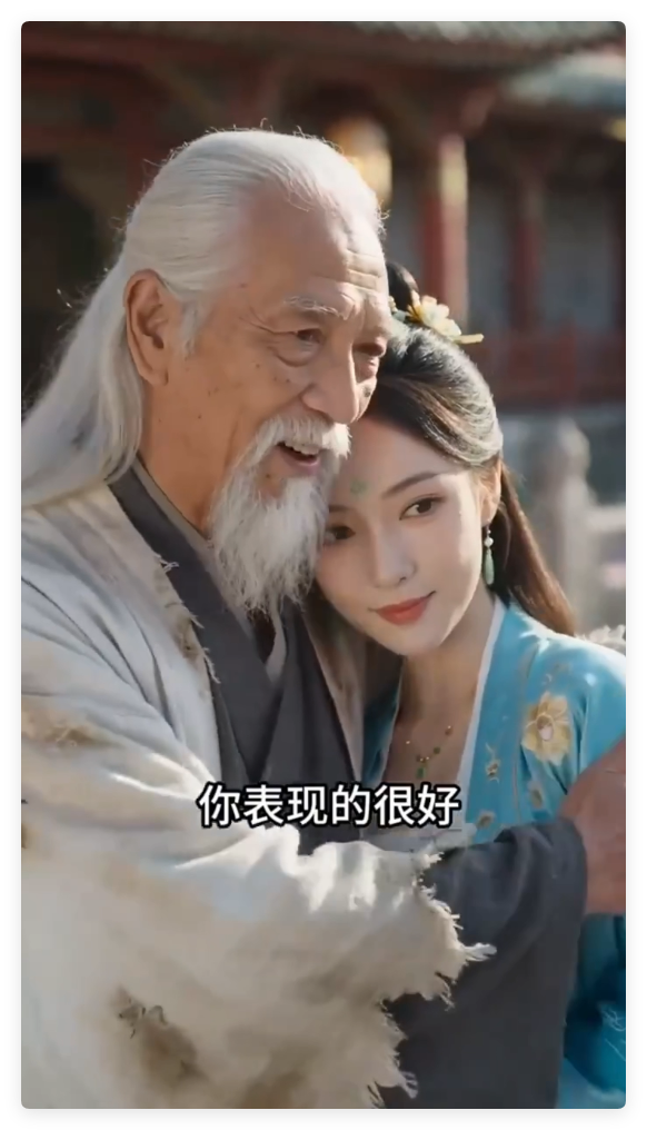 AI真人短剧 长生录 从侄门求丹开始长生第六集 动漫视频 预览图