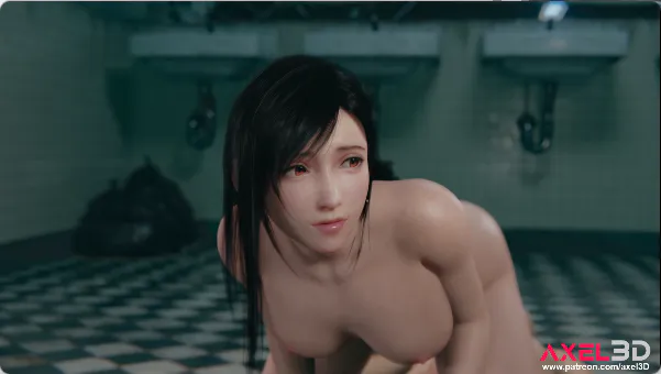 蒂法同人/3D/无敌建模/神作蒂法 公共厕所被公用 动漫视频 预览图