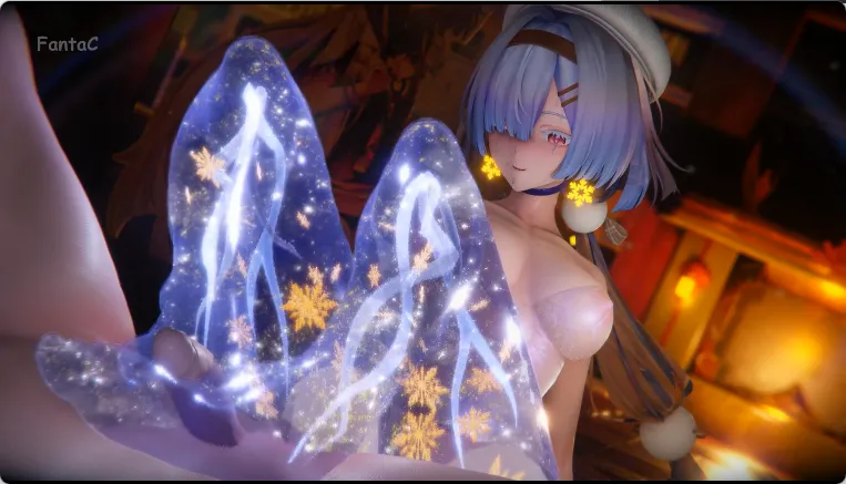 鸣潮同人/3D/无敌建模/神作/最新 FantaC 莫宁-漏电疗法 动漫视频 预览图