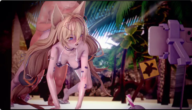 少女前线同人/3D/神级建模/神作/最新 天平キツネ 少女前线2追放：芙铃（小狐狸G41） 动漫视频 预览图