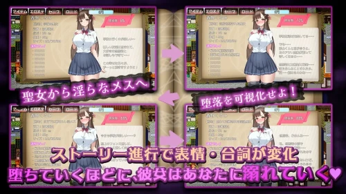 禁断の寝取られ目録～聖女の仮面を剥がす淫らな禁書調教～AI汉化版 PC端 预览图