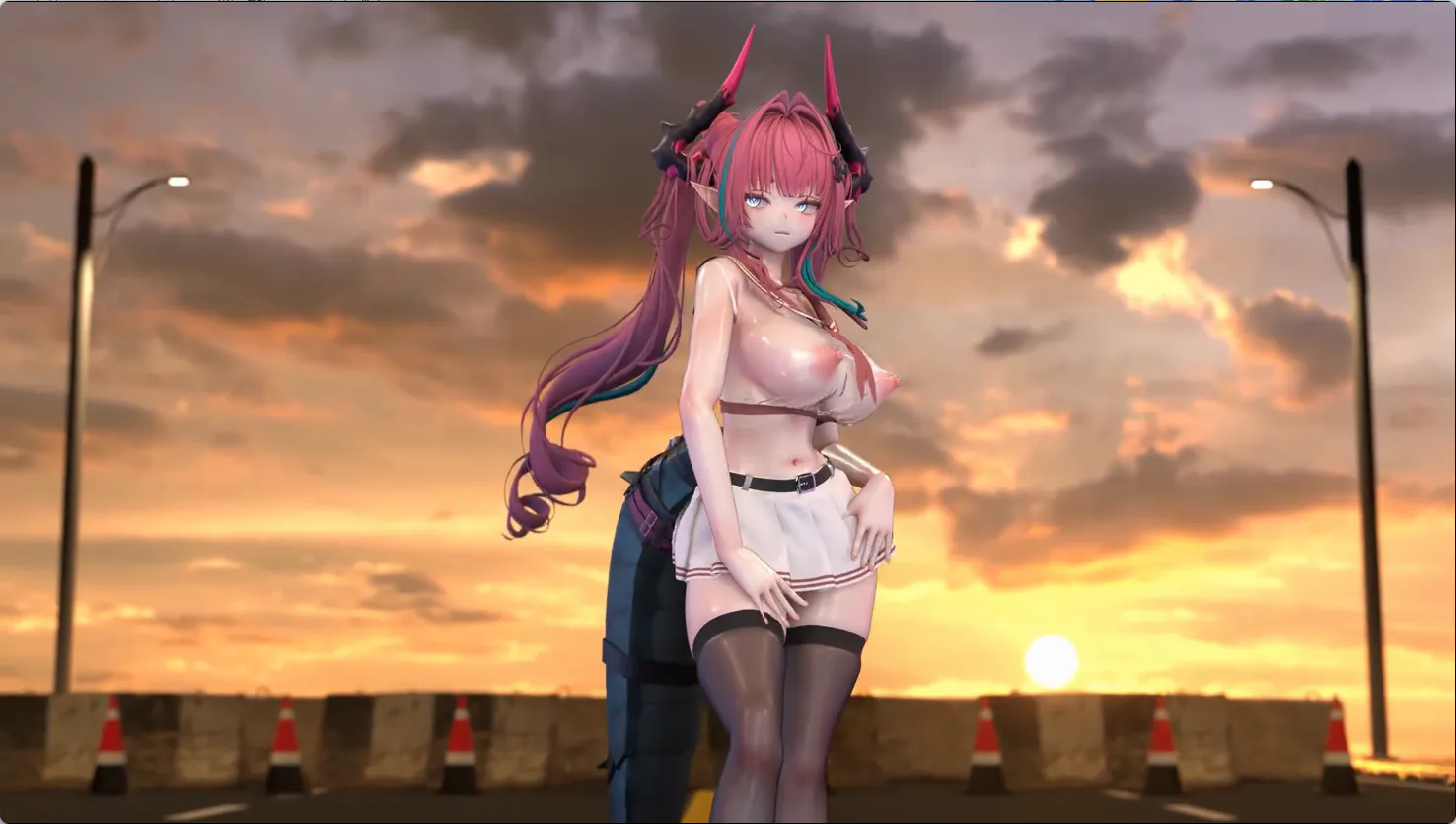 终末地同人/3D/神作/舞蹈明日方舟：终末地伊冯舞蹈两部 动漫视频 预览图