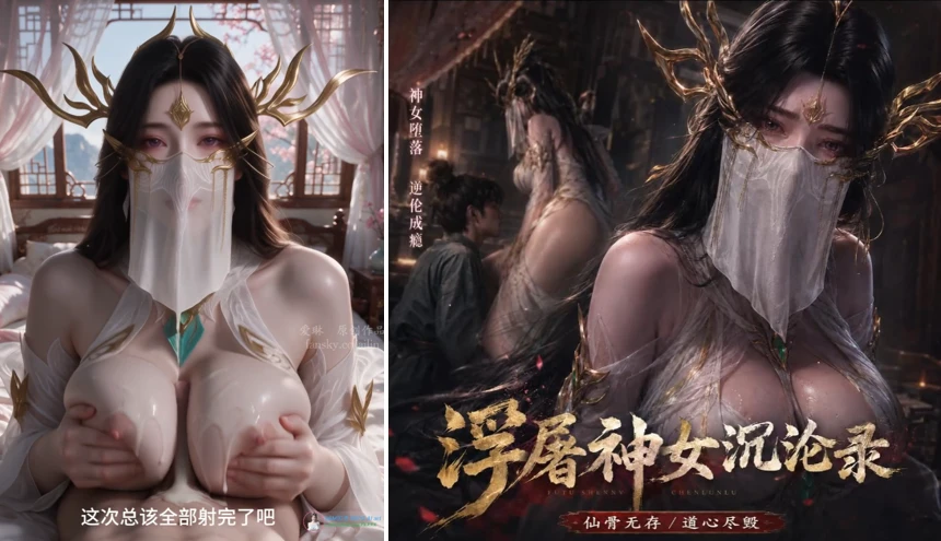 AI动画爱琳 清衍静浮屠神女沉沦录第一章 中文配音 41分钟 漫画图集 PC端 汉化版 预览图