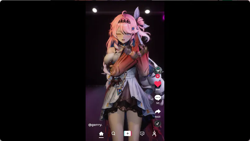 GerrryTikTok舞蹈 完整版 动漫视频 PC端 预览图