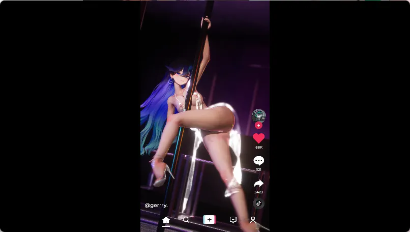 GerrryTikTok舞蹈 完整版 动漫视频 PC端 预览图