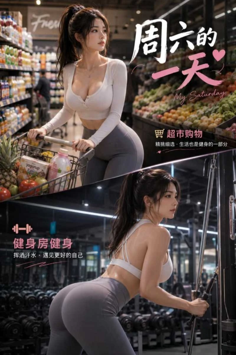 AI动画 AI成人短剧周六的一天 MIX 漫画图集 PC端 预览图