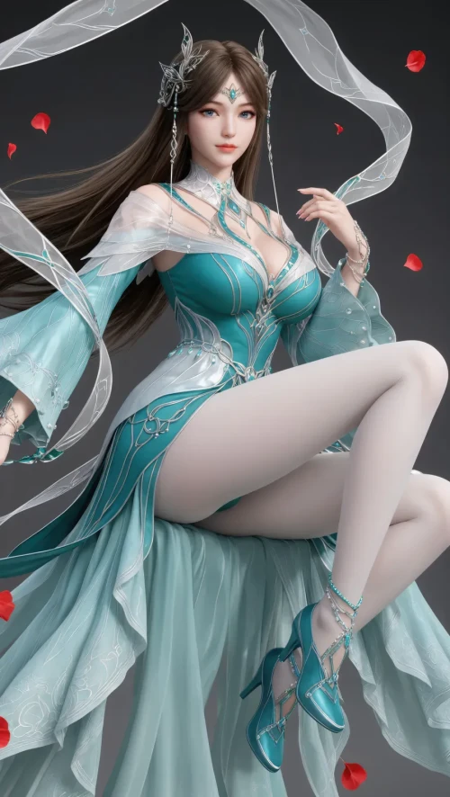 AI绘画宁荣荣-斗罗大陆 漫画图集 PC端 预览图