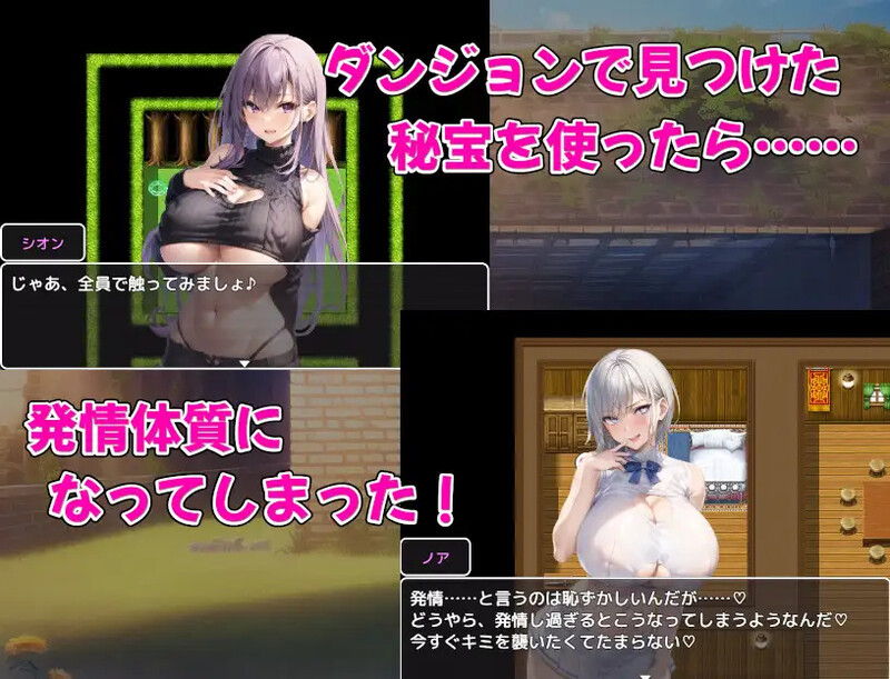 丰满身形冒险者情绪波动多角色关系～学园三大美女随意交配～（丰满身形冒険者発情ハーレム～学園3大美女に種 PC端 预览图