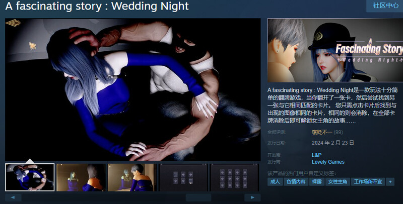 一个迷人故事：新婚之夜（A fascinating story : Wedding Nig PC端 预览图