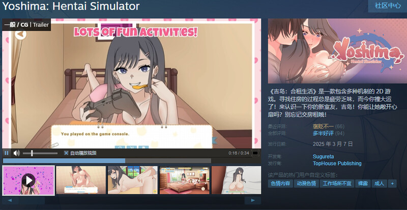 Hentai Simulator）STEAM官中 PC端 官中更新版 预览图