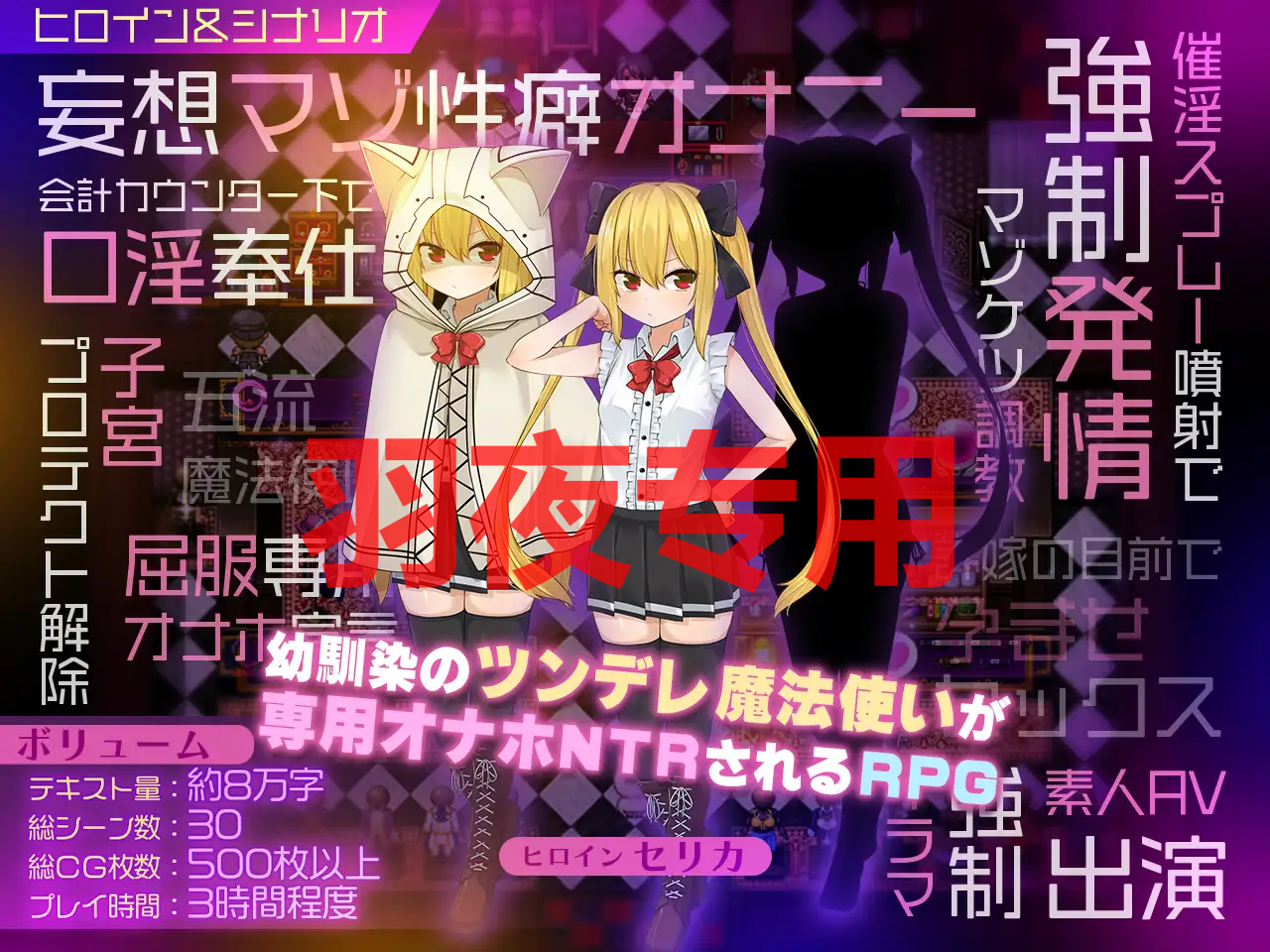 セリカマギア ～幼馴染のツンデレ魔法使いが専用オナホ情感冲突される王都アダルトショップ編～ PC端 更新版 预览图