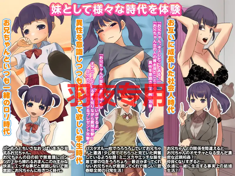 妹になってお兄ちゃんをその気にさせる誘惑ゲーム PC端 更新版 预览图